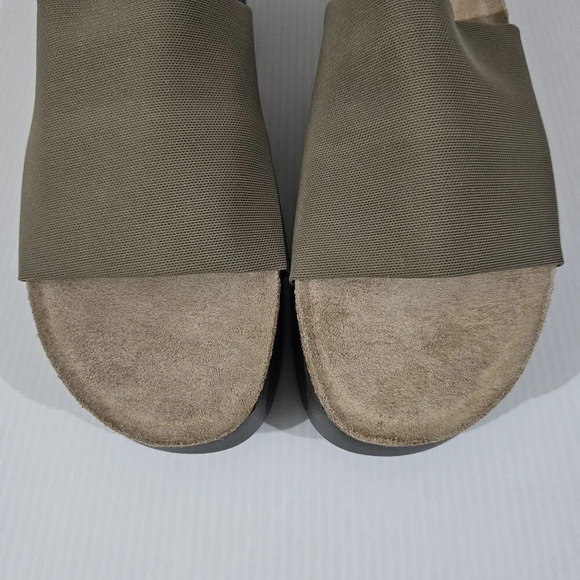 NEW Munro Nalia Sandal Platform Slide Khaki Green Size 8 SUPER SLIM WIDTH - Picture 5 of 13
